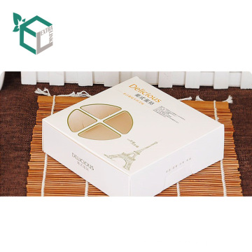 Low Price Good Quality Customize Die Cut Window Paper Food Packaging Egg Tart Box